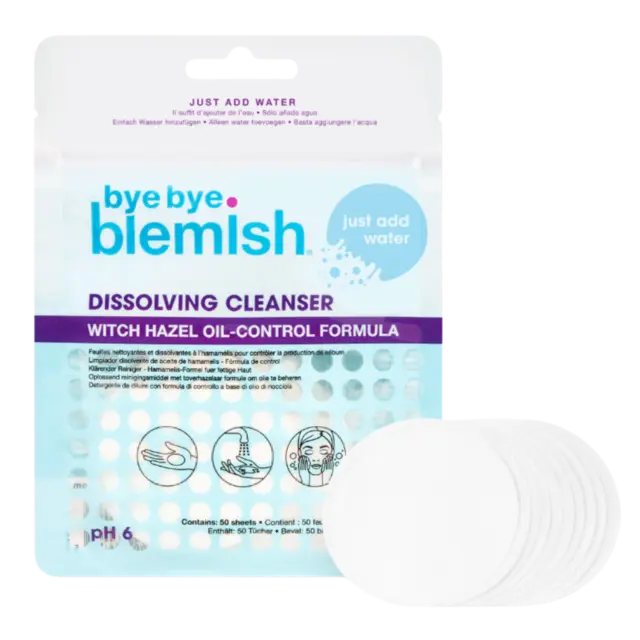 *ByeBye Blemish Dissolving Cleanser 50stk 