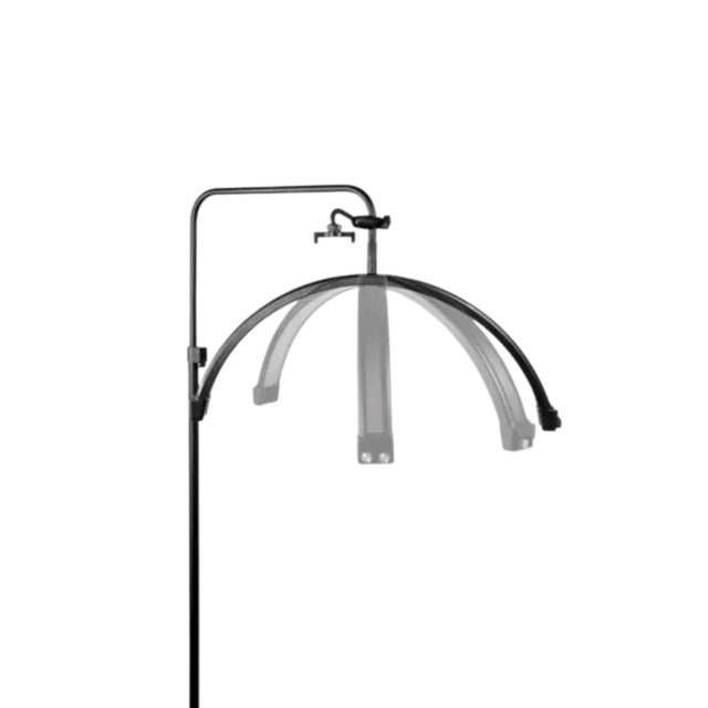 Buet LED-lampe på stativ 