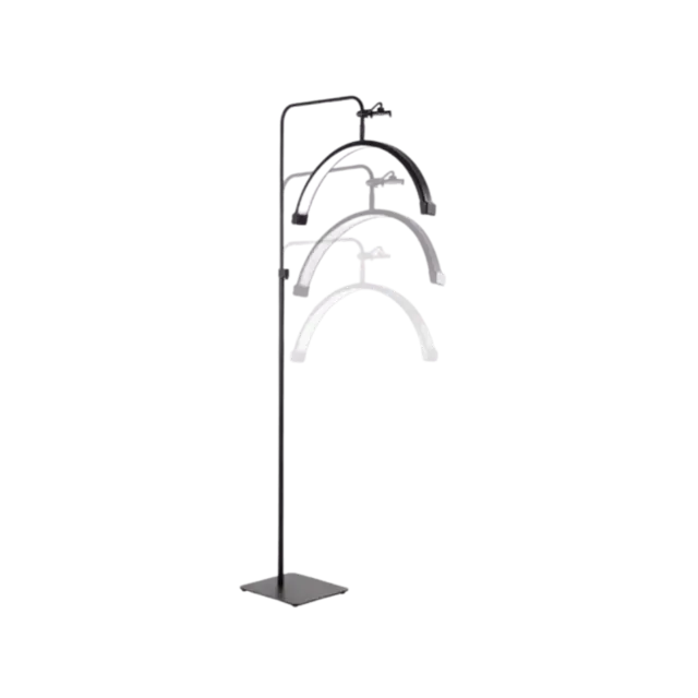 Buet LED-lampe på stativ 