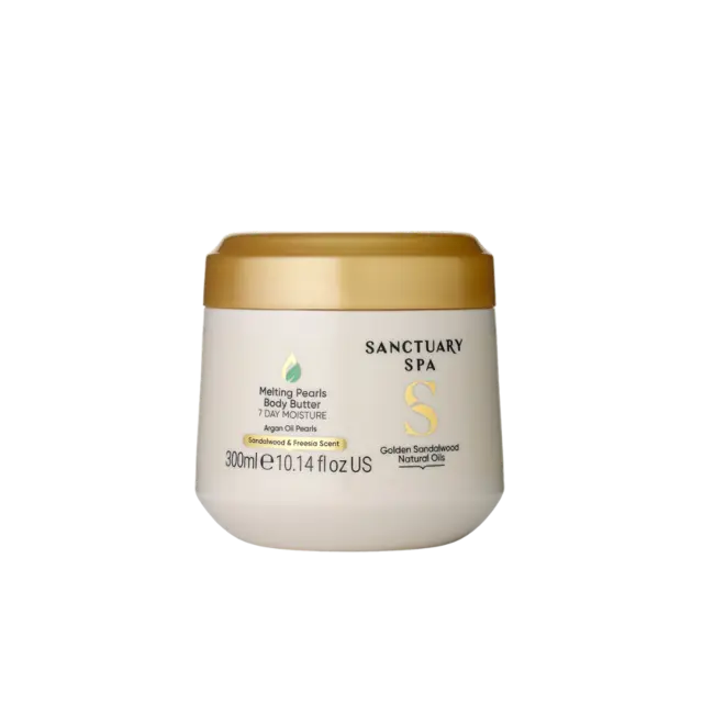Sanctuary SPA Golden Sandalwood Melting Pearls Body Butter 300ml 