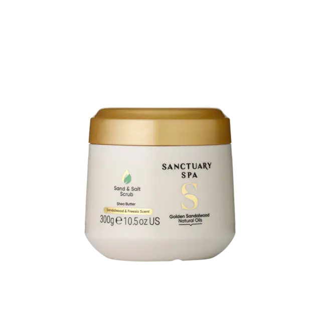 Sanctuary SPA Golden Sandalwood Salt & Sand Scrub 300g 
