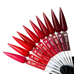 FOX Lipstick Collection 001-010 med fargekart