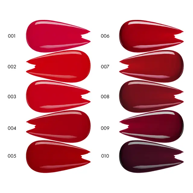 FOX Lipstick Collection 001-010 med fargekart 