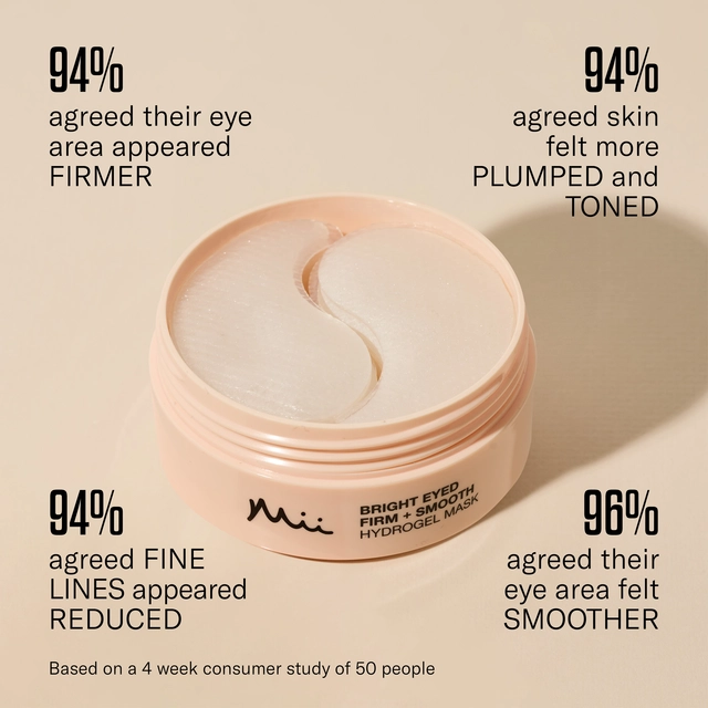 Mii Bright Eyed Firm+ Smooth Hydrogel Mask 60stk 
