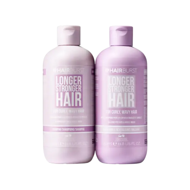 Hairburst Shampoo & Conditioner for Curly and Wavy Hair 2x350ml 
