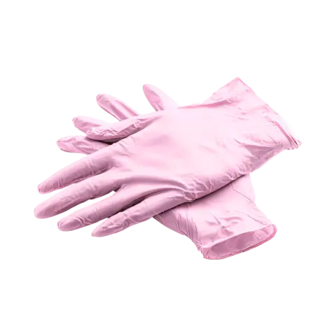 Nitrilhansker Rosa XS 100stk