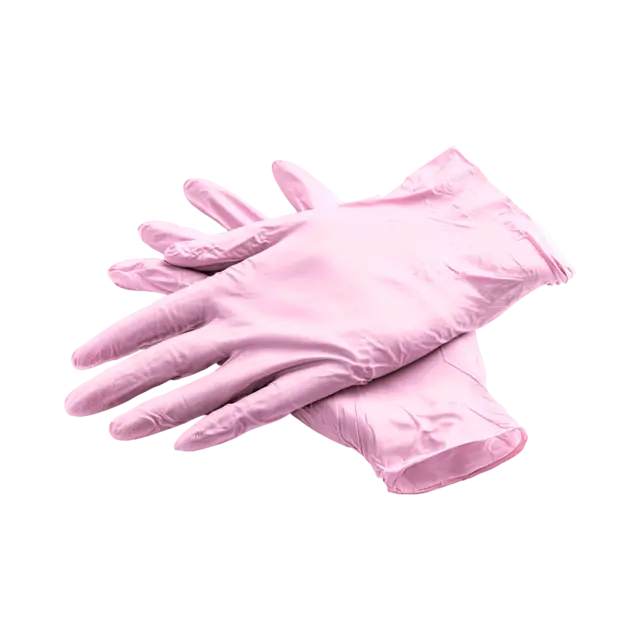 Nitrilhansker 100stk Rosa 