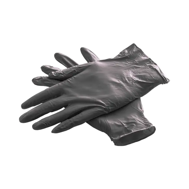 Nitrilhansker 100stk Sort 