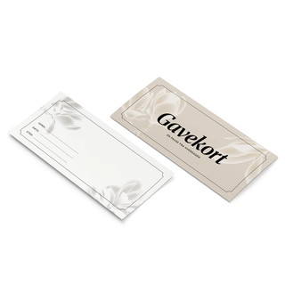 Gavekort enkel m/konvolutt
