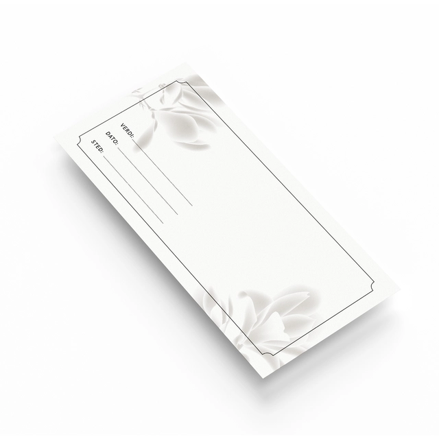 Gavekort enkel m/konvolutt 