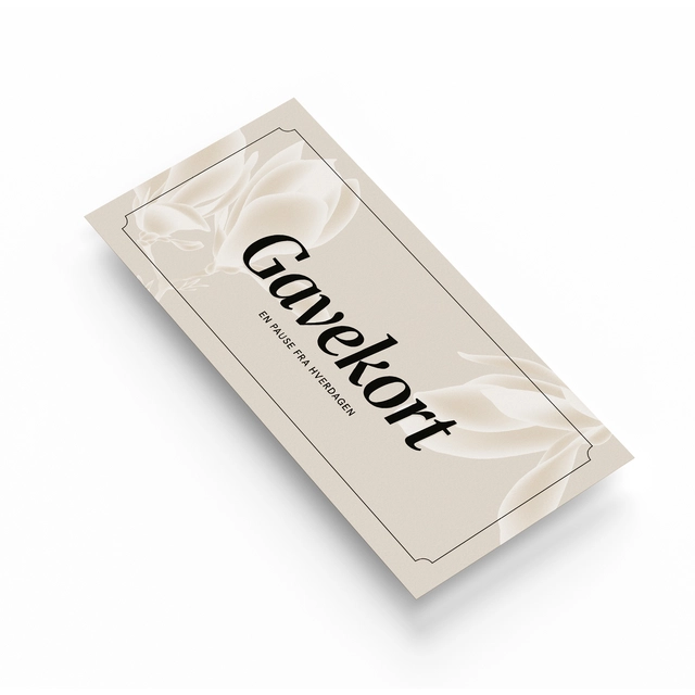 Gavekort enkel m/konvolutt 