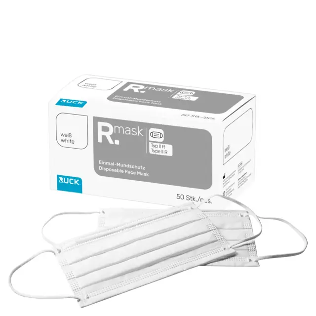 Munnbind IIR Hvit 50stk 