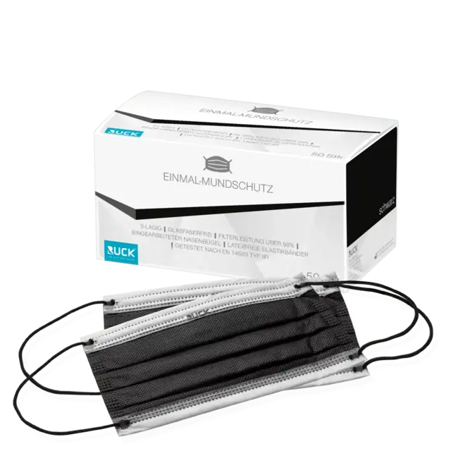 Munnbind IIR Sort 50stk 