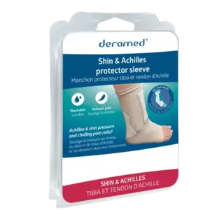 Deramed Skinnlegg og Akillesbeskytter