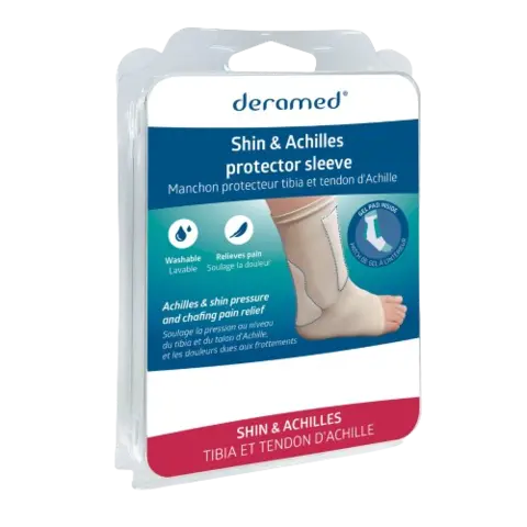 Deramed Skinnlegg og Akillesbeskytter 
