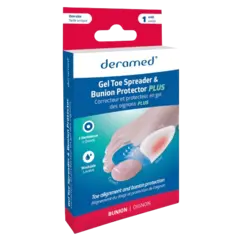Deramed T&#229;spreder og Halluxbeskytter m/2 korrigeringsgrader