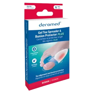 Deramed Tåspreder og Halluxbeskytter m/2 korrigeringsgrader