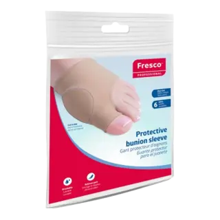 Fresco Hallux beskyttelses sokk 6stk One Size