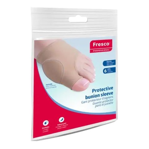 Fresco Hallux beskyttelses sokk 6stk One Size 