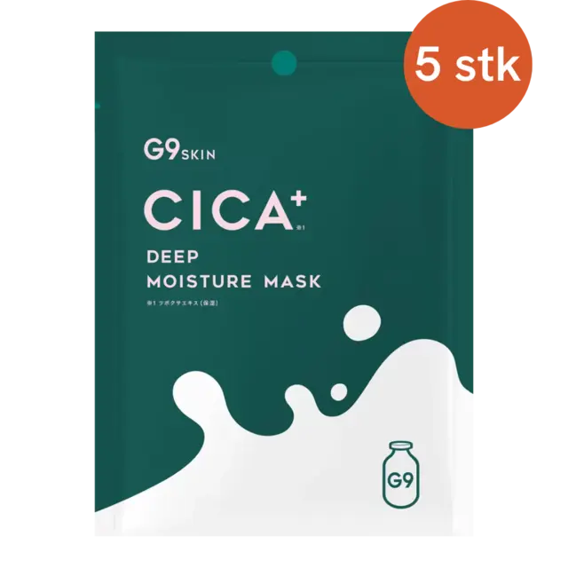 G9SKIN CICA Deep Moisture Mask 5stk 