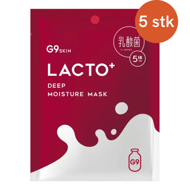 G9SKIN LACTO Deep Moisture Mask 5stk 