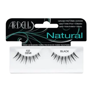 *Ardell Natural Lashes 102 Demi Black
