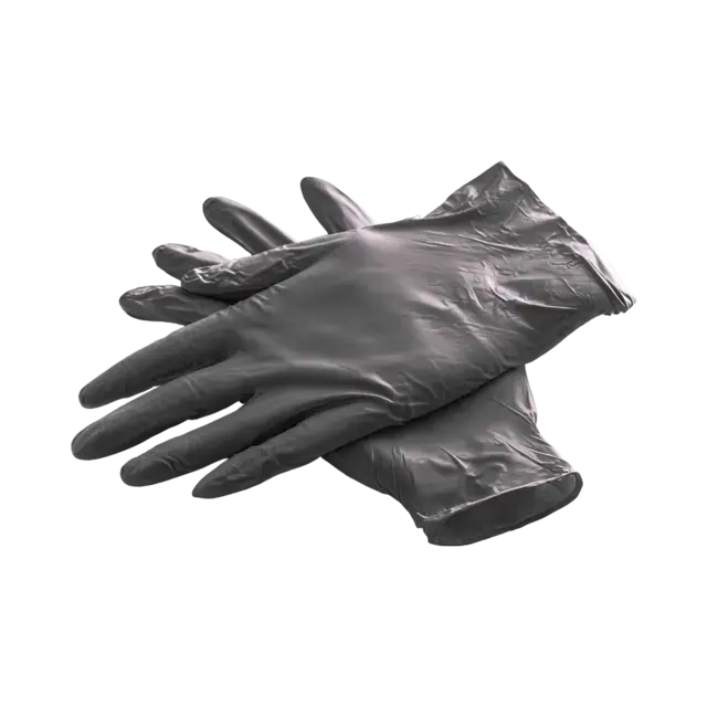 *Nitrilhansker 100stk Sort 