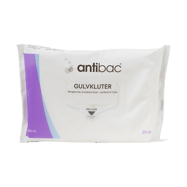 Antibac Gulvkluter 20stk 
