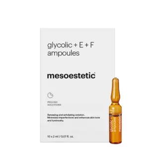 *Mesoestetic Glycolic + E + F Ampoules 10x2ml
