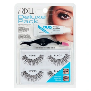 Ardell Strip Lashes Deluxe Pack Wispies Black