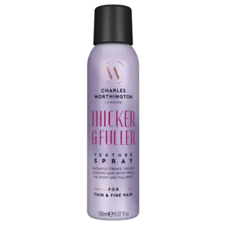 Charles Worthington Thicker &amp; Fuller Texture Spray 150ml