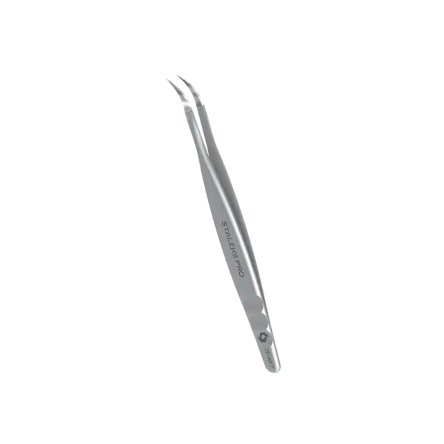 Staleks Eyelash Tweezers EXPERT 40 TYPE 7 CURVED 